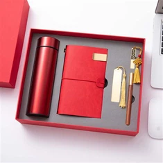 Sada koženého poznámkového bloku a pera